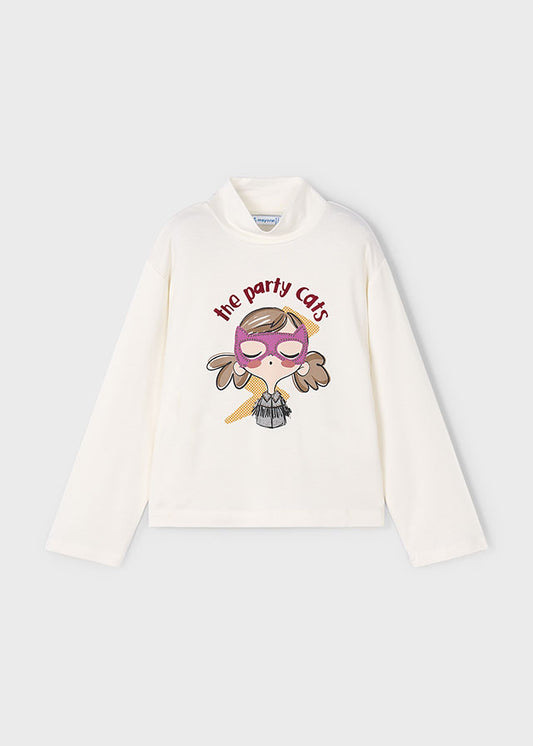 Camiseta semicisne
