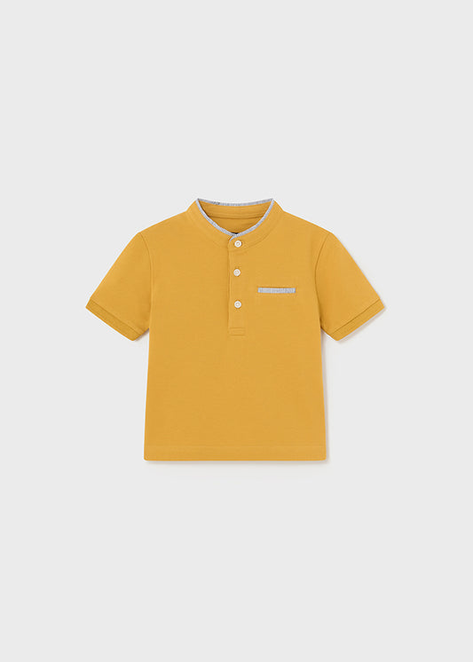 Polo manga corta cuello mao
