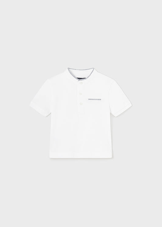Polo manga corta cuello mao