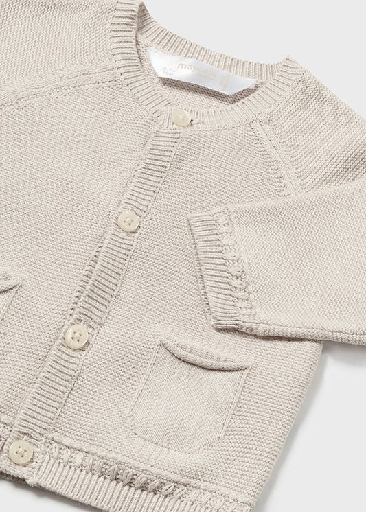 Cardigan tricot lino
