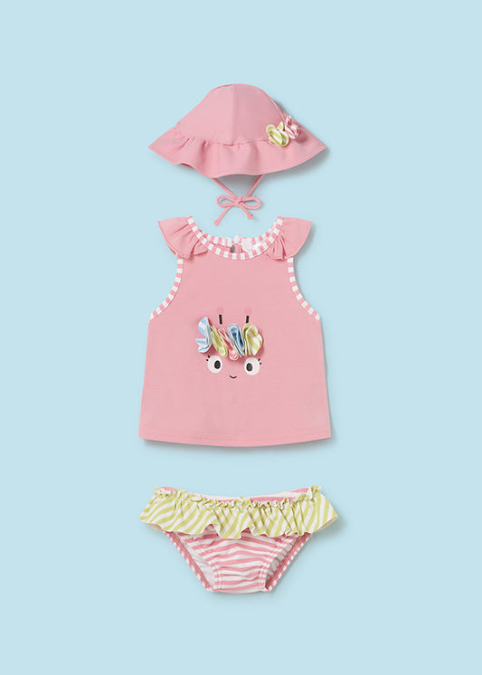 Conjunto baño y gorro