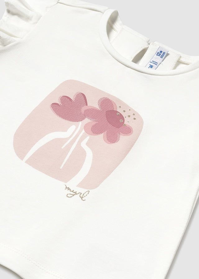 Camiseta flor