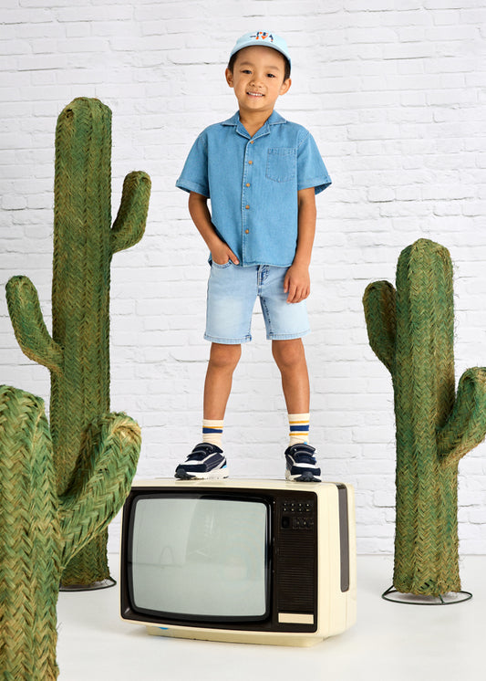 Bermuda soft denim