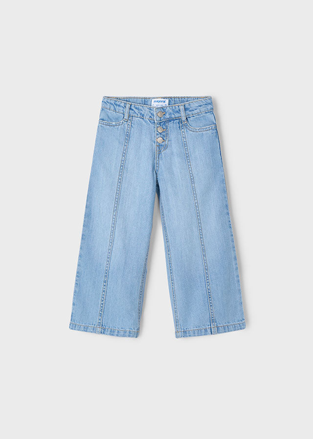 Pantalón largo denim suave