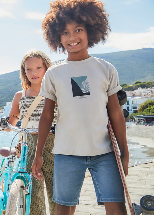 Bermuda soft denim