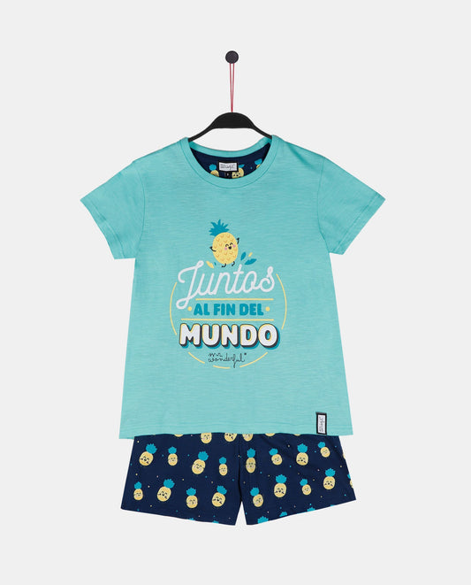 Pijama niño "Juntos al fin del mundo"