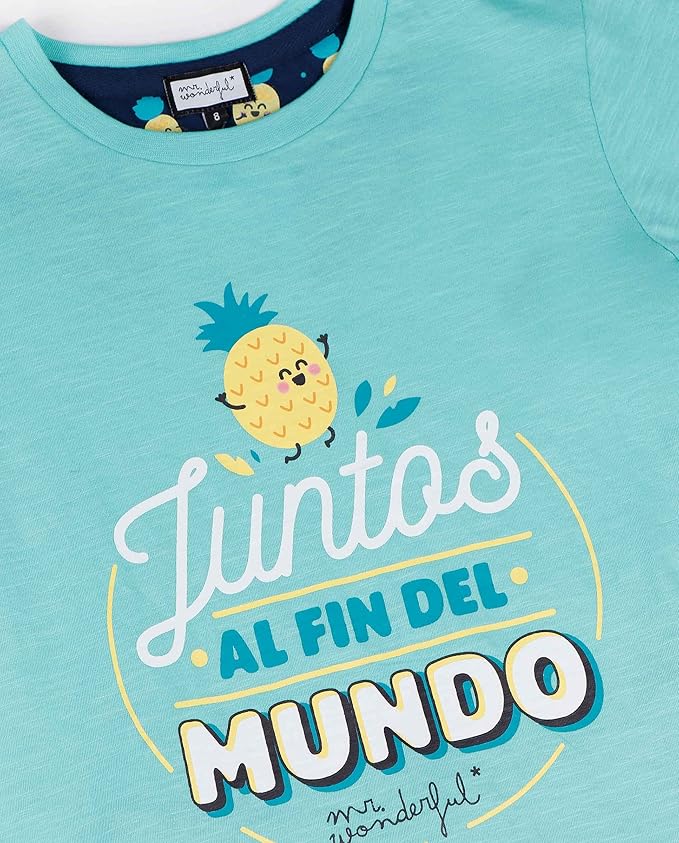 Pijama niño "Juntos al fin del mundo"