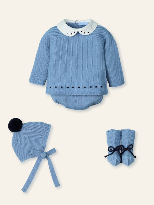 Conjunto 4 piezas con cuello