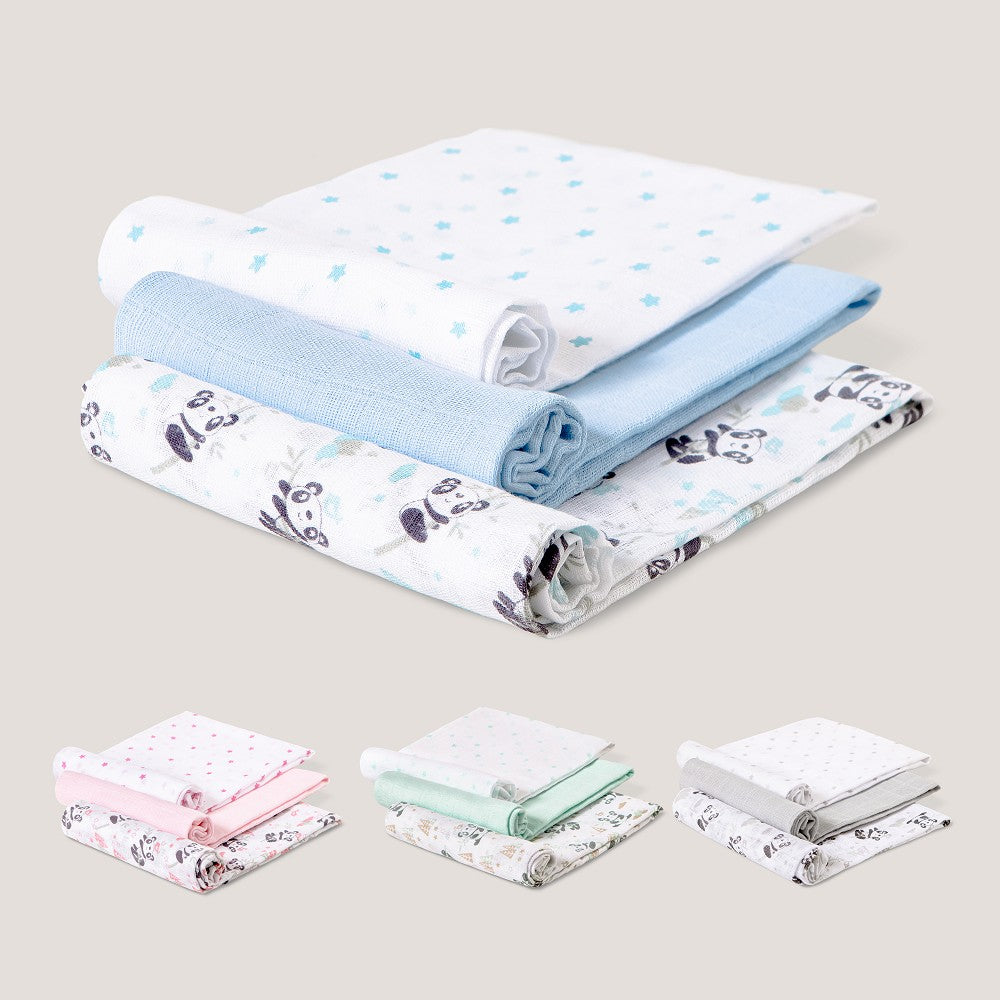 GASAS 80X80 MOD PANDA PACK 3 AZUL