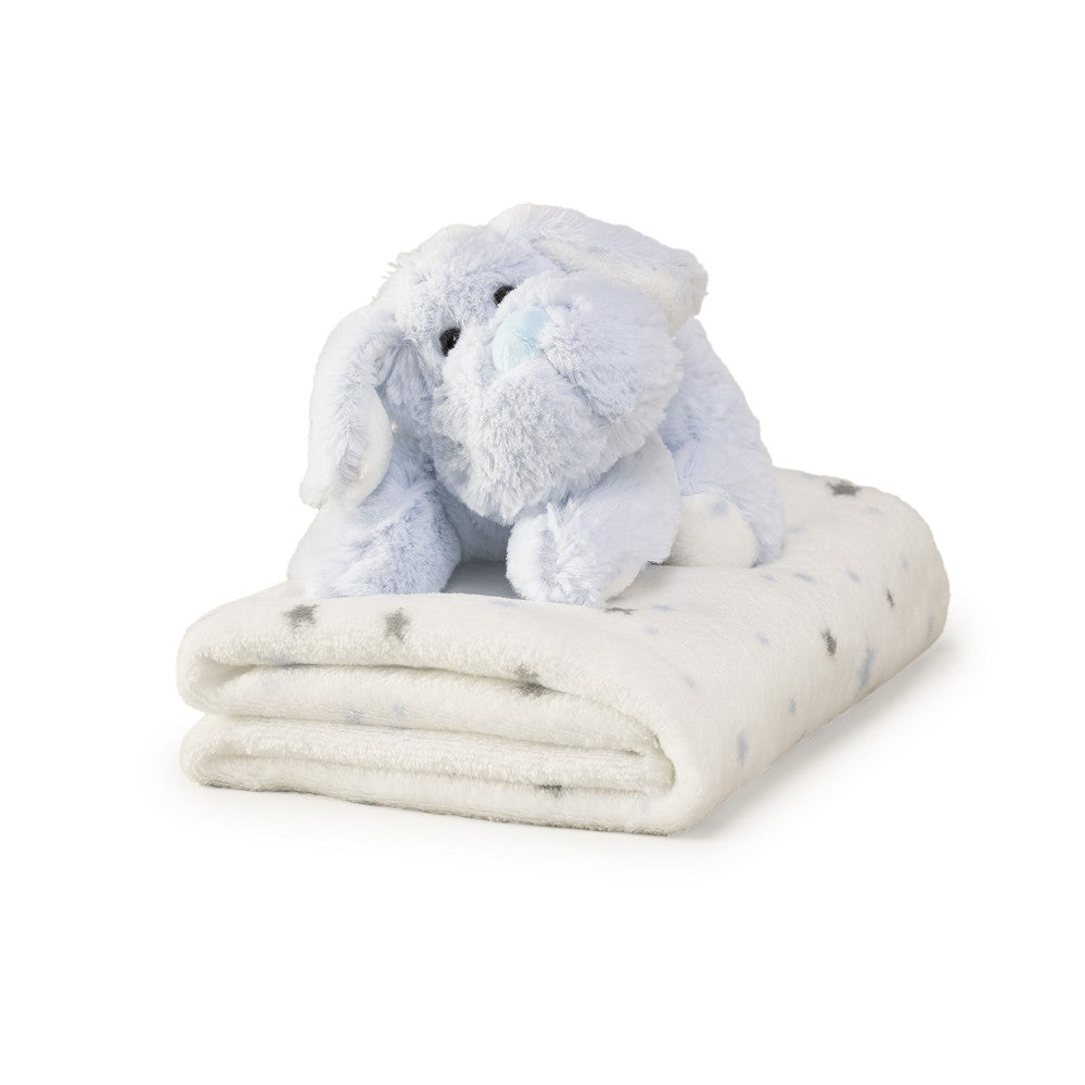 MANTA+PELUCHE+CASITA MOD PERRITO AZUL