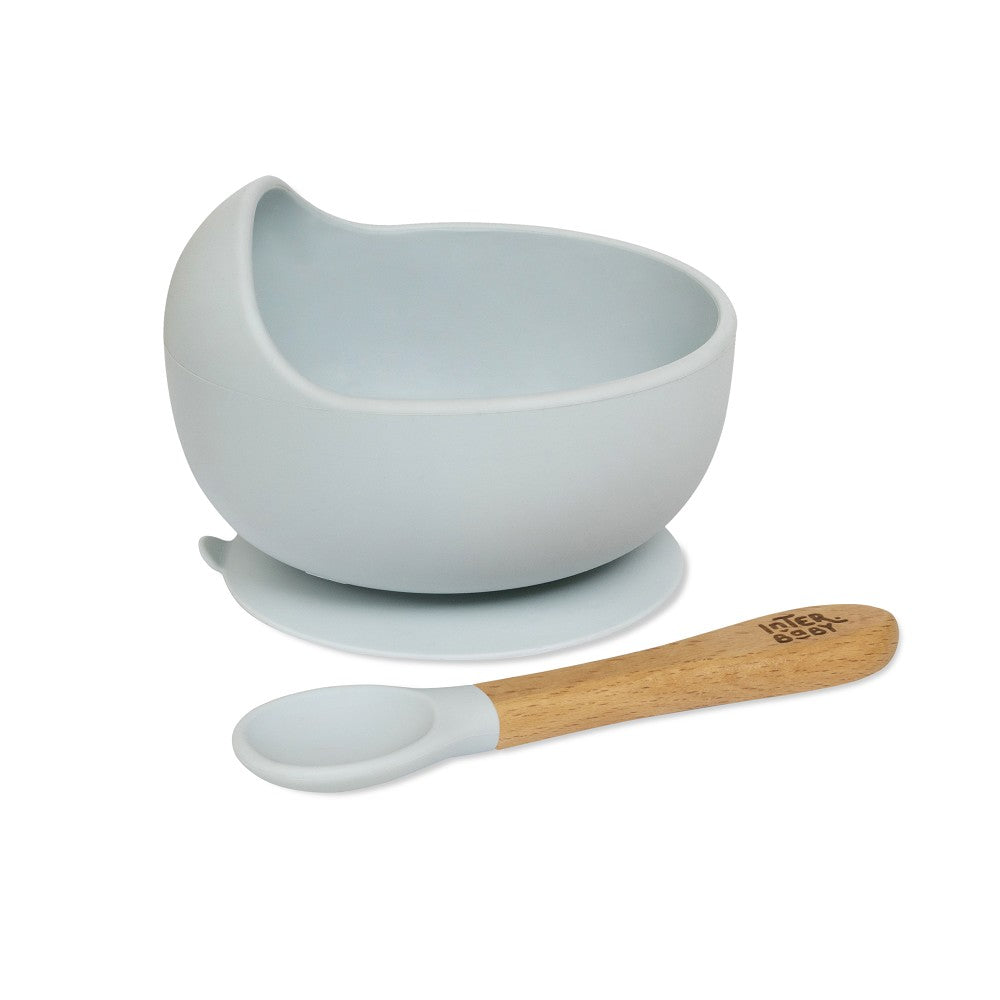 CUENCO SILICONA AZUL GRISACEO